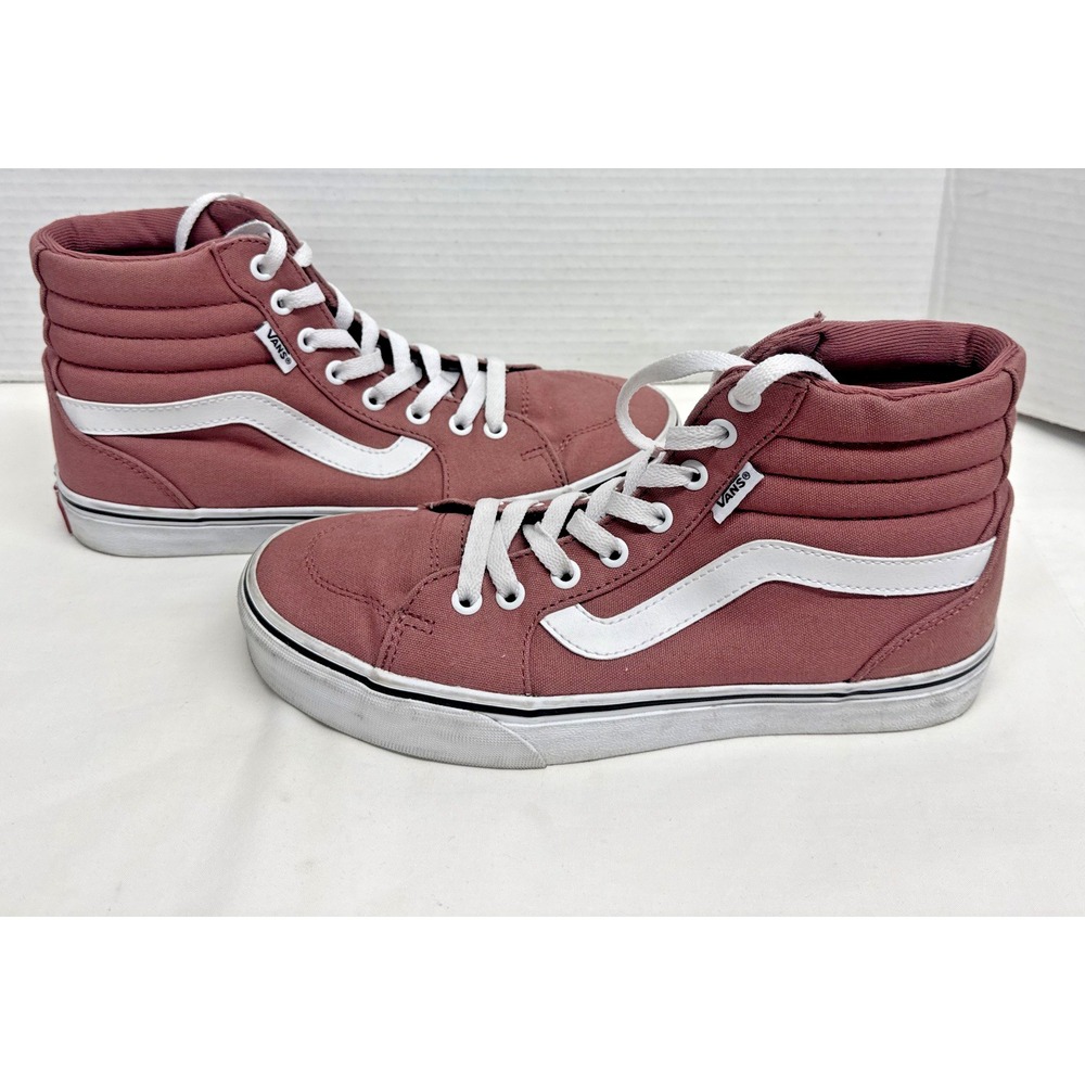 Vans Fillmore high top size 8.5 Canvas Night Rose skater pink women's